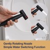 Matte Black Handheld Bidet Sprayer for Toilet, Baby Cloth Diaper