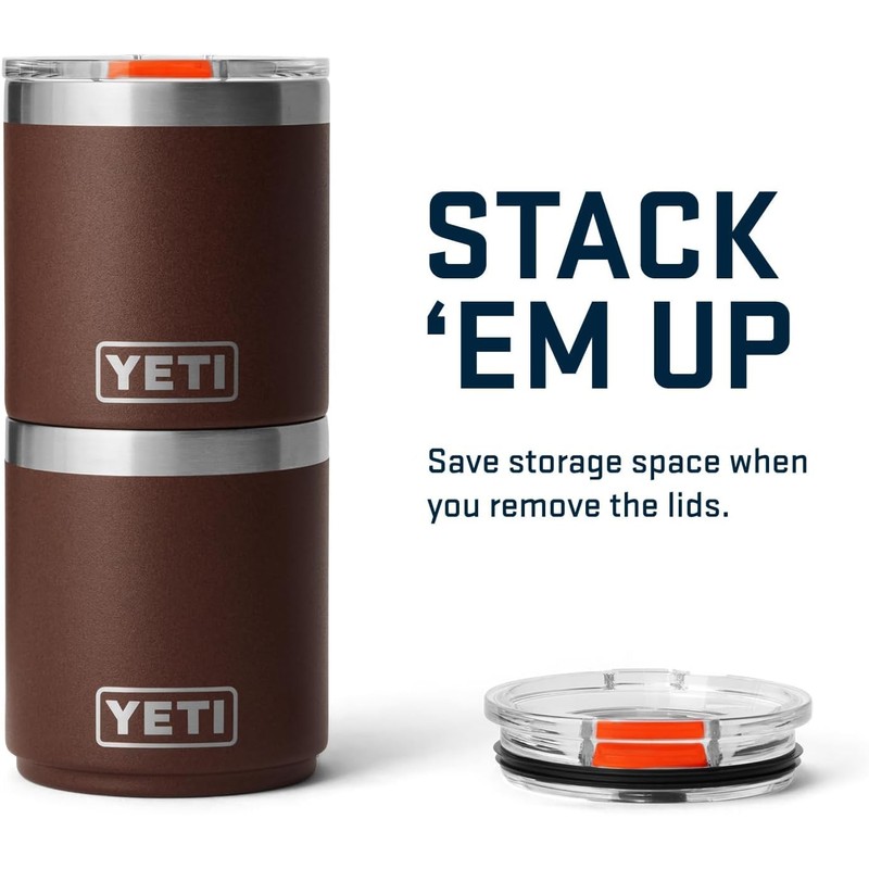 YETI Rambler 10 oz Stackable Lowball 2.0, Vacuum Insulated, Stainless