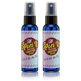 Spin iT Football Sports Grip Spray | Better Grip With or Without Football Gloves | Compliment to Football Training Equipment & Football Accessories | More Football Grip Playing Youth Football (4 oz)