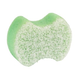 Spongeables Spongeables Pedi Scrub Foot Buffer, Contains Shea Butter and Pedicure Oil for Moisturizer, Exfoliator for Soften Skin, Green Apple, 1 Count