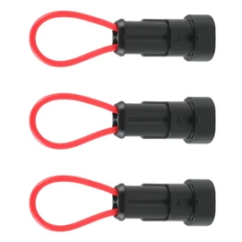 ECOMAID 3PCS Plug Seat Switch Safety Bypass Connector Fit for Kioti/Bobcat Tractor