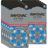 VARTA Rayovac Extra Advanced Hearing Aid Batteries, Size 675, Blue