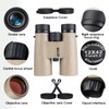 12x42 HD Binoculars for Adults High Powered Binoculars with Upgraded