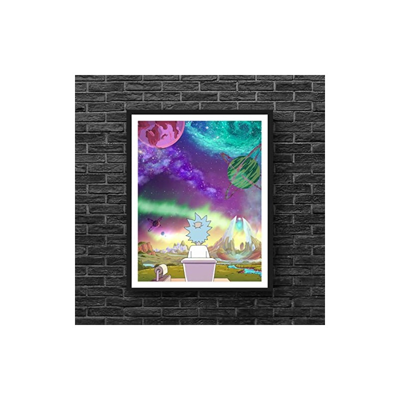 Rick Toilet Poop Poster // rick sanchez morty mr meeseeks