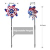 BATTIFE Reflective Pinwheels for Yard and Garden, Pre-Installed Sparkly Blind