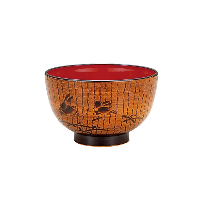 Mountains Coating Range Wood Grain Rabbit Carved Juice Hand Yellow