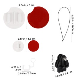 Gatuida 1 Set Surfboard Mount Adapter Kit Durable Action Camera Accessories for Surfing Diving Snorkeling Shockproof Cost Camera Mount Supplies