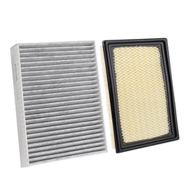 RVgolf Engine+Cabin Air Filters Fit for Explorer 2011-2019, Flex 2010-2019, Fusion 2010-2012, Taurus 2009-2019, MKT 2010-2019 Engine Air Filter Replacement Cabin Air Filter Accessories CF11176 CA10242