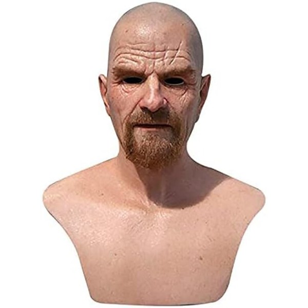 Generic Realistic Masks: Old Man, Horror, More for Halloween, Masquerade,