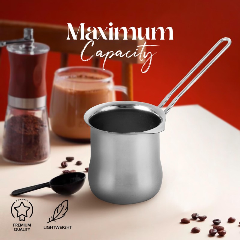 Alpine Cuisine Stainless Steel Coffee Warmer, 16oz with Ergonomic Hanging