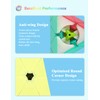 ROXENDA Pyramid Speed Cube Original Triangle Pyraminx Puzzle Cube; Super-Durable