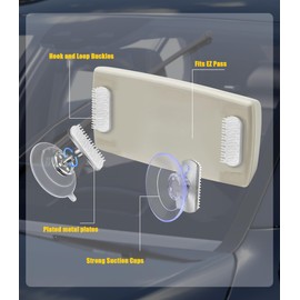 (2 Sets) Orzero Windshield Holder for EZ Pass/IPass/IZoom - Easy to Install Remove and Transfer Between Vehicles, Ultra Strong Suction Mount