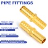 ERGAOBOY 5 x 10 mm brass hose nozzle, 2-way straight