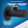 LAXARA Coloured Angle Valve 3/8 Inch to 1/2 Inch x