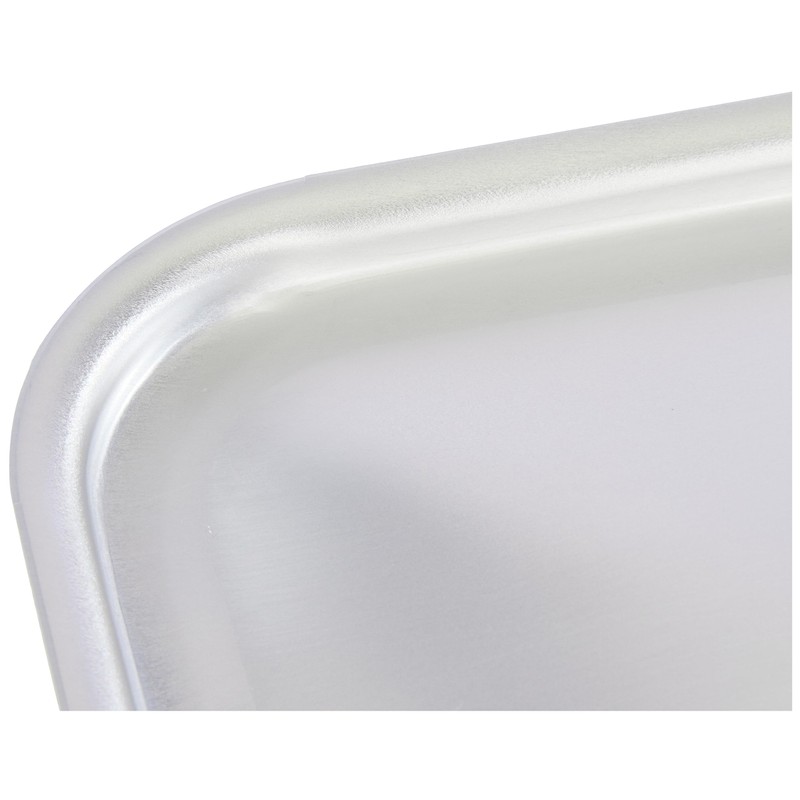 Agnelli Deckel rechteckig für Röster, Aluminium BLTF, Silber, Aluminium, Silber,