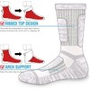 YUEDGE Mens Thick Cotton Crew Socks Mosture Wicking Work Boot