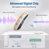 K&FCOPTEE Behind The Ear Invisible Rechargeable Hearing Aids For Hearing