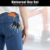 12 Pack Ignition Start Key Kit, Replacement Excavator Key Start