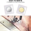 Flycppo Hidden Magnetic Closure, 20 Pairs of Sewing Magnetic Buttons,