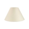 Traditional 14" Cream Cotton Coolie Lampshade Suitable for Table Lamp