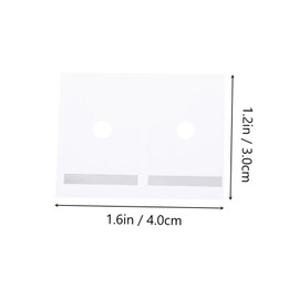 ULTECHNOVO 200pcs Eyeglass Non-slip Stickers for Optical Lens Processing Transparent Anti-slip Film for Glasses High Adhesion Durable Protective Pads for Eyewear Maintenance