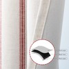 DriftAway Farmhouse Linen Blend Blackout Curtains 84 Inches Long for