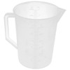 Alipis Measure Pitcher 3000ml Plastic Measuring Cup Graduated Mixing Pitcher