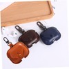 KICHOUSE Leather Case for 3 Headphone Case Earphone Cover Earphone