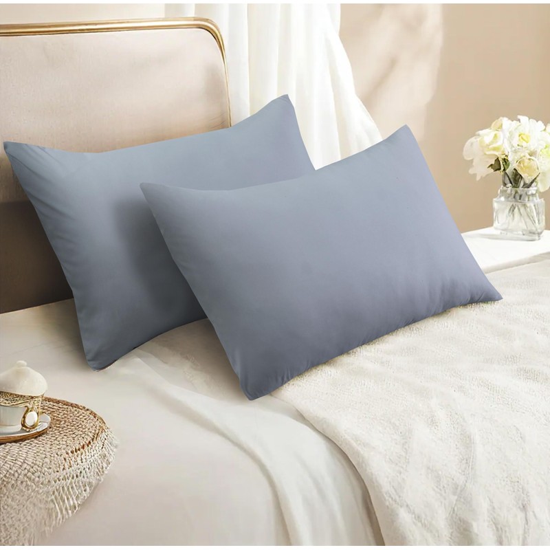 LYMA Bedding Pillow Cases 2 Pack, Ultra Soft Breathable Housewife