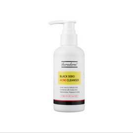Ceraderm Black Sevo Acne Cleanser 140ml / 쎄라덤 블랙 세보 아크네 클렌저 140ml
