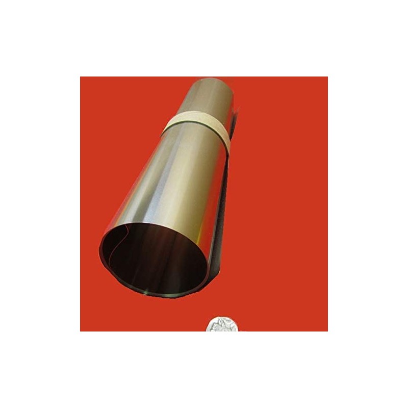 18-8 Stainless Steel Sheet .008" Thickness x 12" Width x