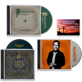 Chris Tomlin "Worship & Praise" Collection: Emmanuel Christmas Songs Of Worship / Chris Tomlin & Friends / Always / + Including Bonus Art Card
