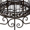 Deco 79 Vintage Metal Free-Standing Birdcage, 14" x 14" x