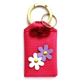 Agility affa "Amulet Keychain" Amulet Shaped Key Holder, Coin Purse, Amulet, Key Holder, Lucky Charm, Pink