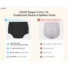 EEOST Adult Diaper Cover Silent Waterproof Plastic Rubber Pants for