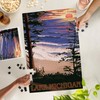 Lantern Press 1000 Piece Jigsaw Puzzle, Lake Michigan, Sunset on