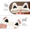 4-Piece Plush Cat Ear Headband, Cute, Soft and Comfortable, Women