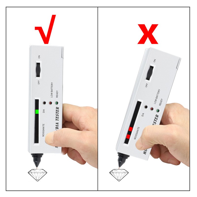 Diamond Tester Pen Precise Diamond Moissanites Detector Pen Jewelry Testing