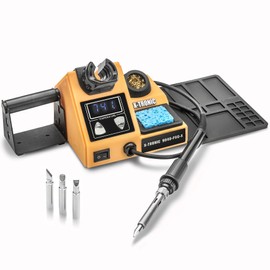 X-Tronic Model 9040-PRO-X • 200 Watt Heavy Gauge Soldering Iron Station w/4 Soldering Tips • Temp: 392°F - 842°F/200°C - 450°C • °C/°F Conversion • 0-30 Minute Sleep Timer