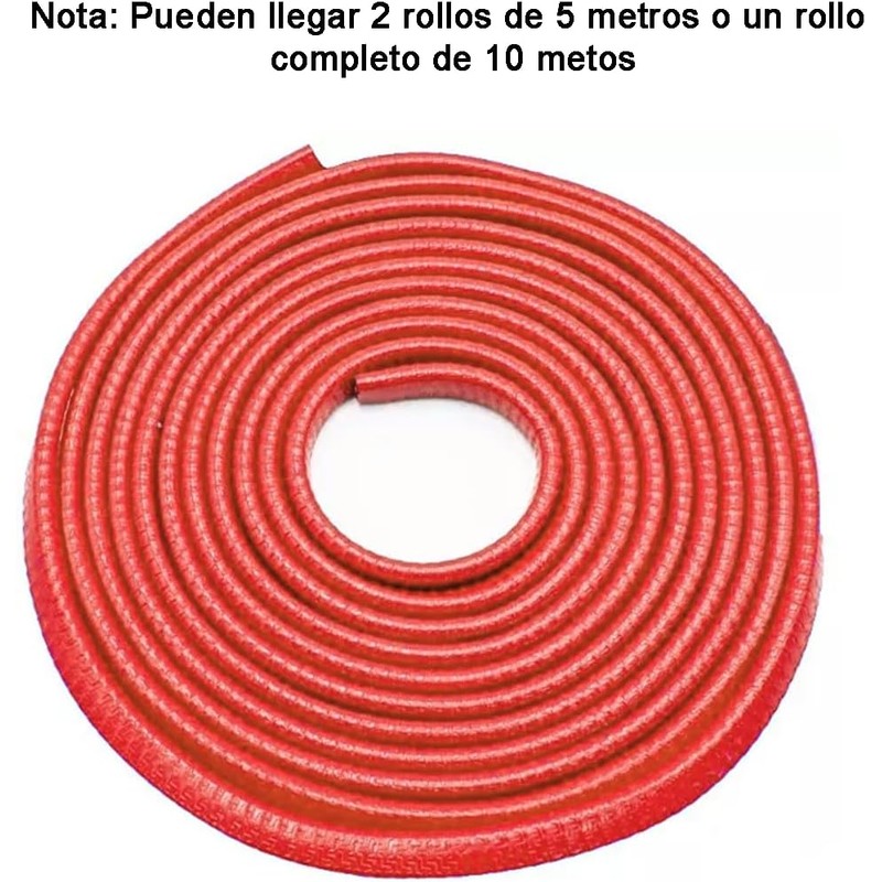 Protector Borde Puerta Auto Sello Hule Moldura Antirrayas Universal 10m