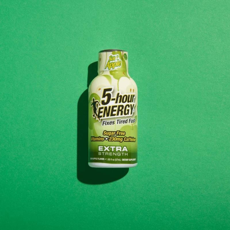 Sour Apple Flavor Extra Strength 5-hour ENERGY Shots - Size:
