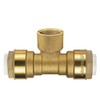 ITAP-FIT -IT635B012015 Brass Connector Tee for Copper Pipe Diameter 15