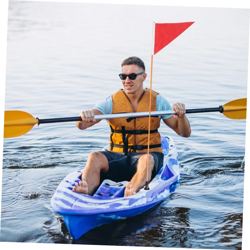 SUPVOX Professional Kayak Accessory Folding Flag Pole Easy Install/disassemble for