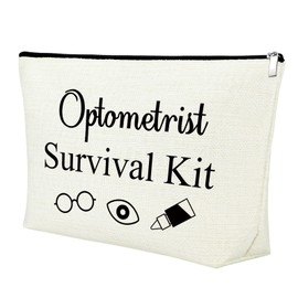 Mxrymvu Optometrist Cosmetic Bag Eye Doctor Vision Gifts Optician Gifts for Women Optometry Graduation Gift Optometrist Travel Makeup pouch Birthday Christmas Gift for Optometrist