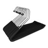 Homa Jia Open Ended Pants Hangers, 10 Pack Non-Slip Foam