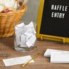 Juvale Raffle Ticket Sheets - White, 5.25 x 2.7 in,