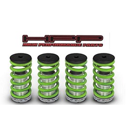 High Performance Parts Green Lowering Coilover Spring Kit For Honda 88-00 Civic EG EK EX LX / 92-95 Civic DX LX EX SI VX HB Hatchback / 90-02 Accord DS LS EX