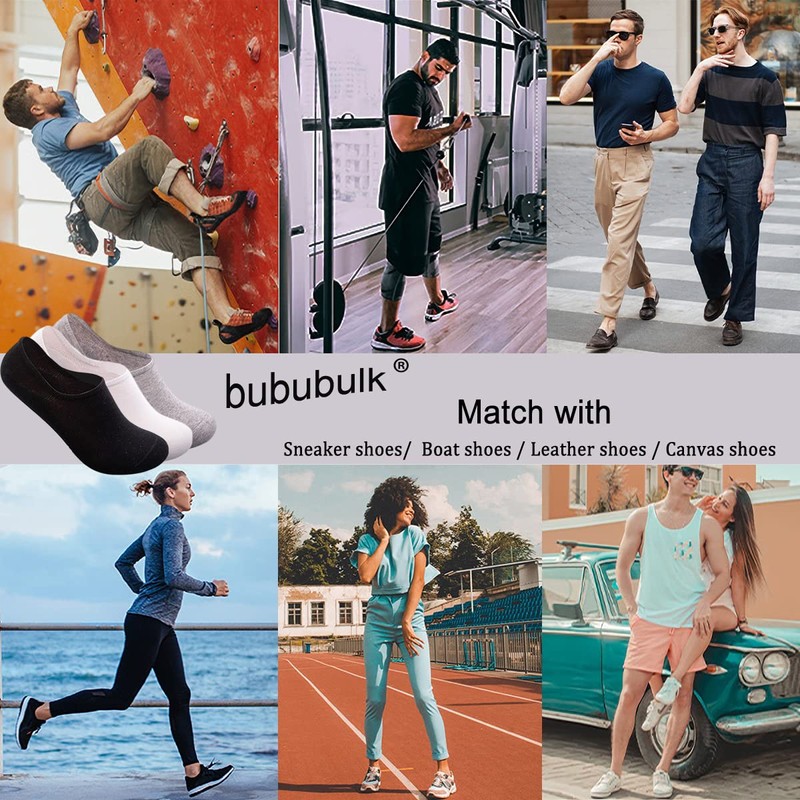 RICHBULL 12Pairs No Show Socks for Women & Men,Low Cut
