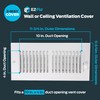 EZ-FLO 10 x 4 Inch (Duct Opening) Air Vent Cover