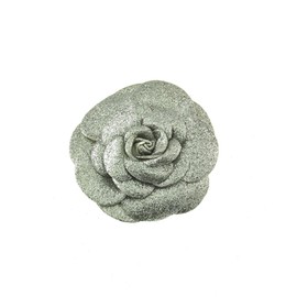 Zac's Alter Ego Set of 3 Glitter Rose Flowers on Concord Clip & Brooch Pin